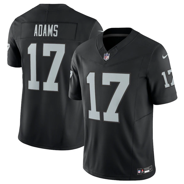 Las Vegas Raiders #17 Davante Adams Black 2023 F.U.S.E Vapor Untouchable Stitched Football Jersey